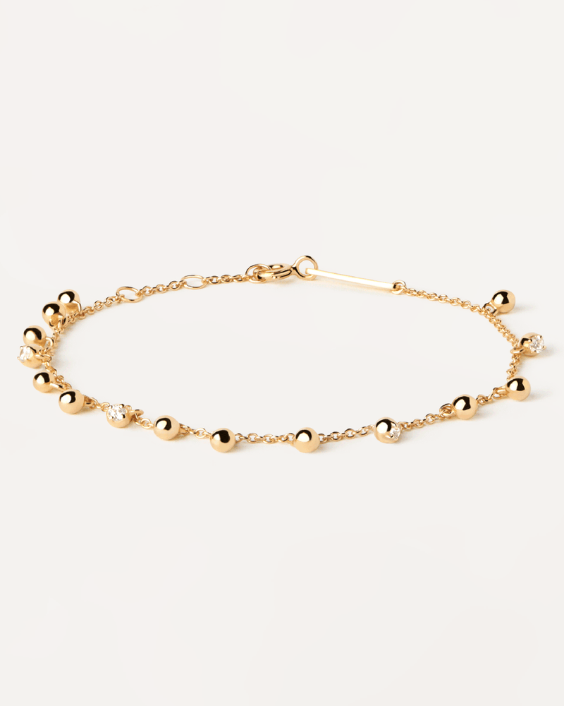 Pulsera Bubble - 
  
    Plata de Ley / Baño de Oro 18K
  

