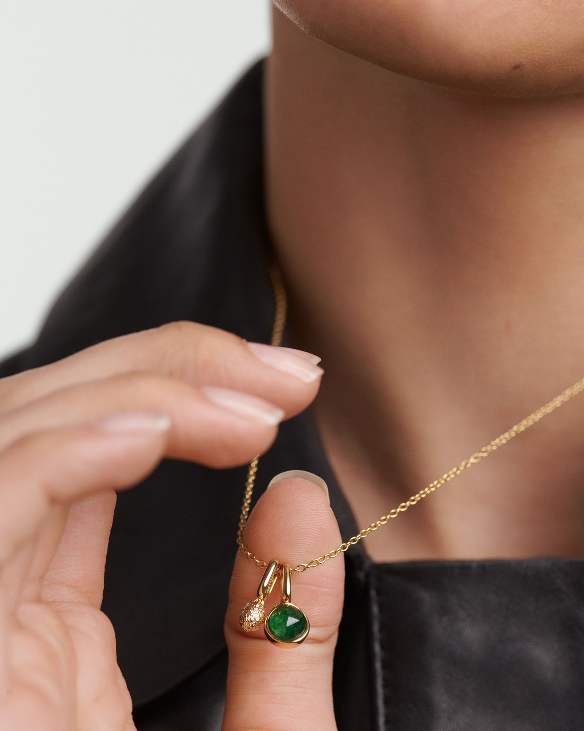 Collier Oasis - Gemme Naturelle / Plaqué Or 18K