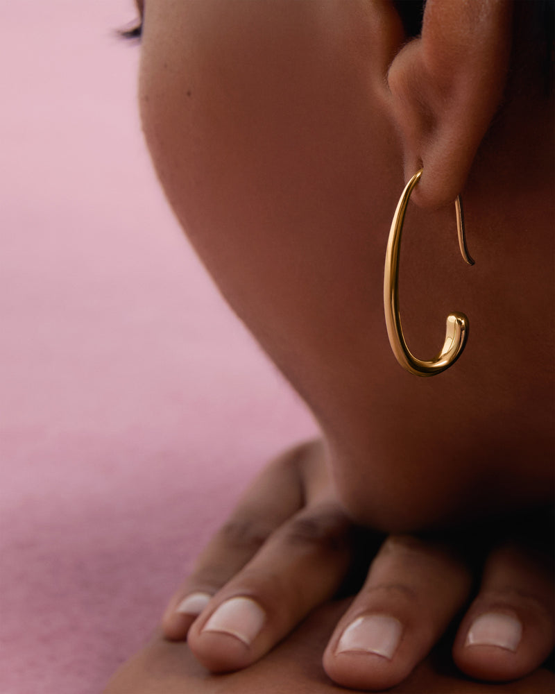 Eira Ohrringe - 
  
    18K Vergoldet
  
