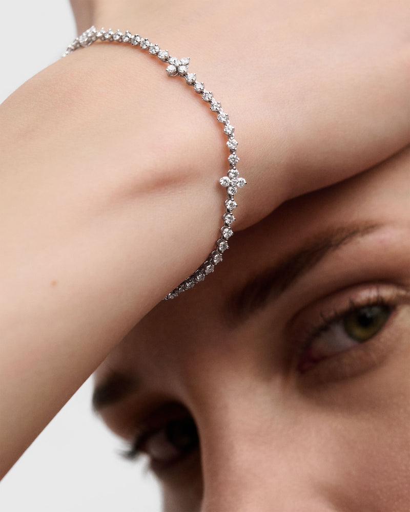 Bracelet Maggie Cascade en diamants et or blanc - 
  
    Diamant / Or Blanc 18K
  
