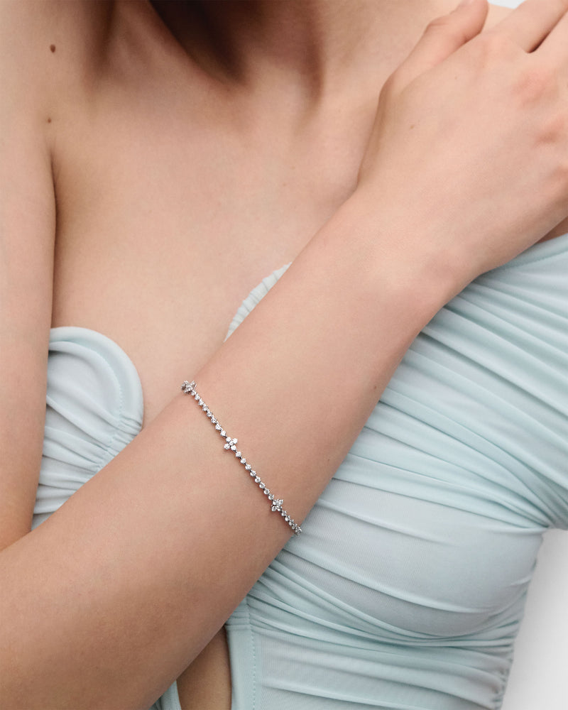 Bracelet Maggie Cascade en diamants et or blanc - 
  
    Diamant / Or Blanc 18K
  
