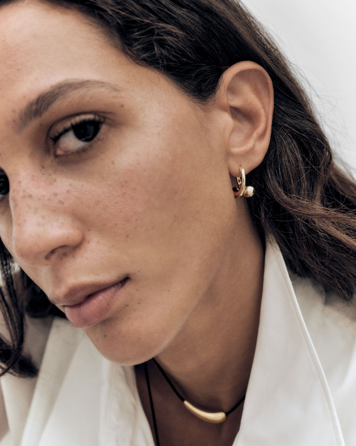 Loop hoops - 18K Gold plating