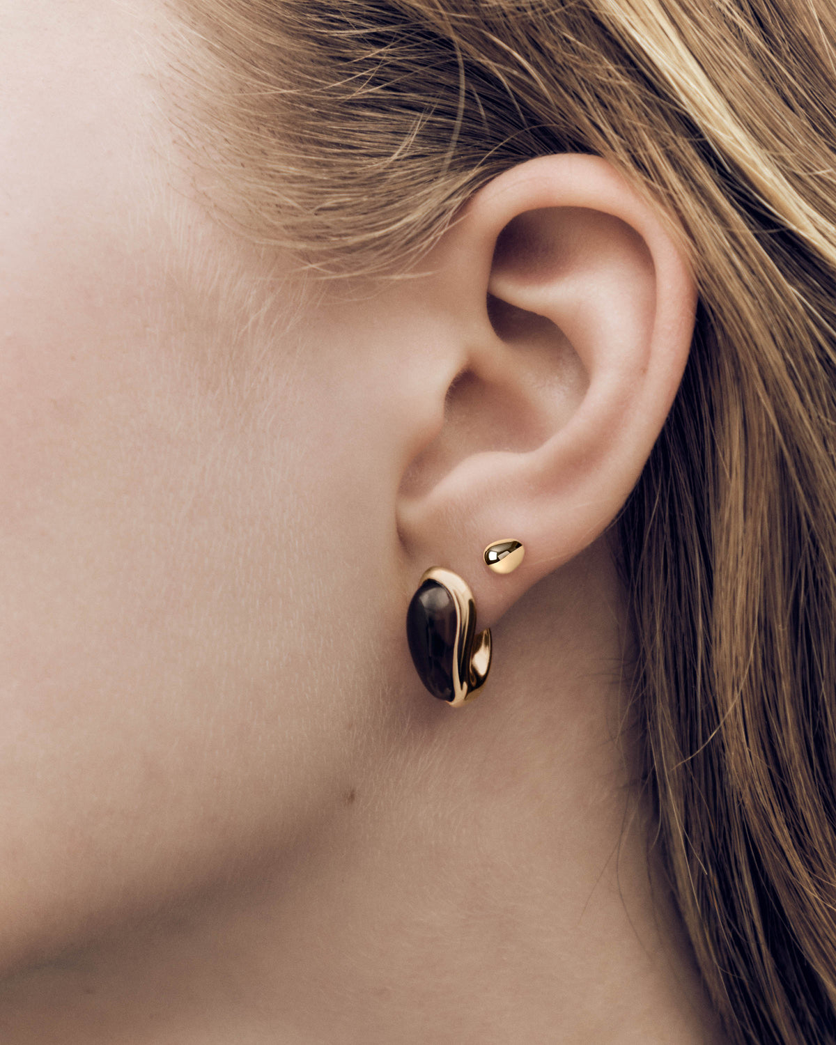 Piercing oreja Gravity - Baño de Oro 18K