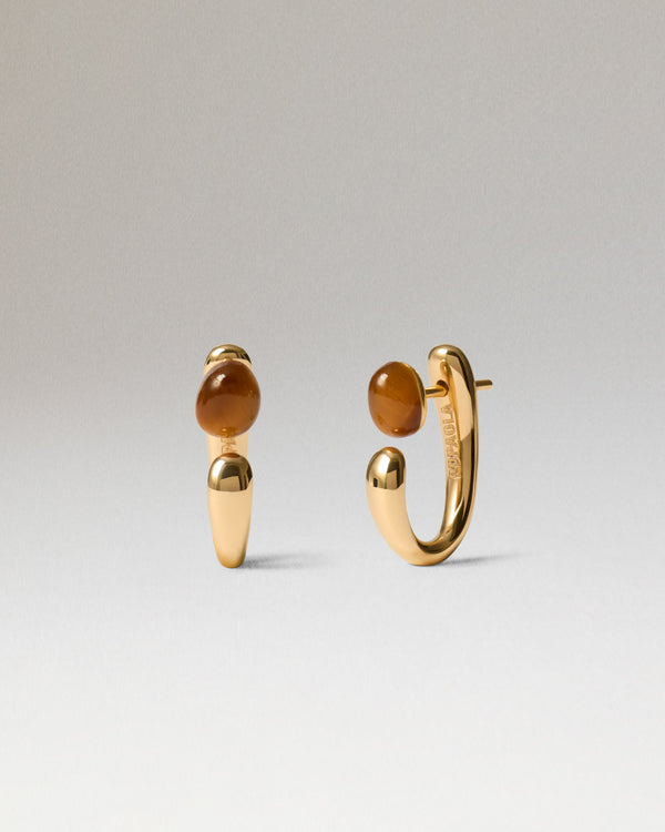 Tiger eye nova earrings