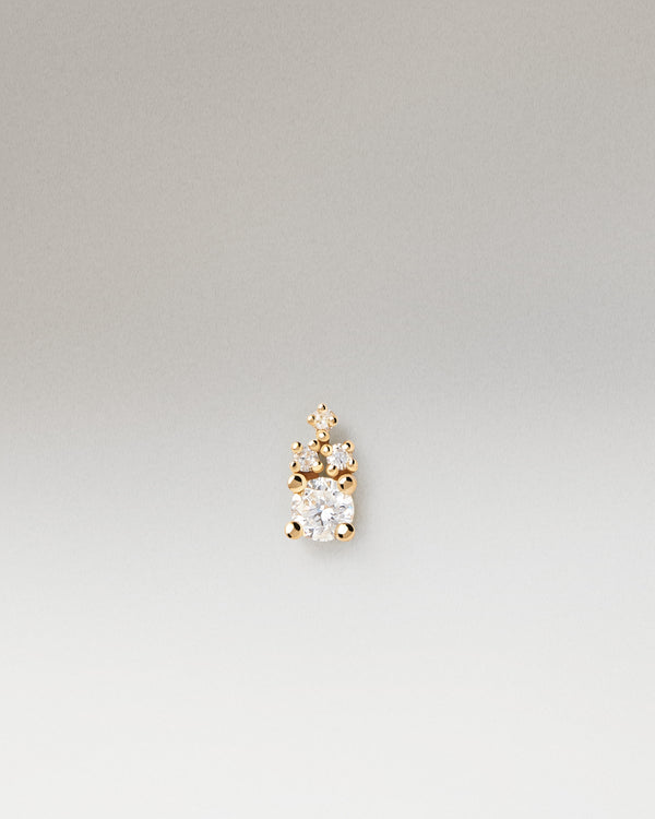 Diamonds and gold Chelsea Single Earring