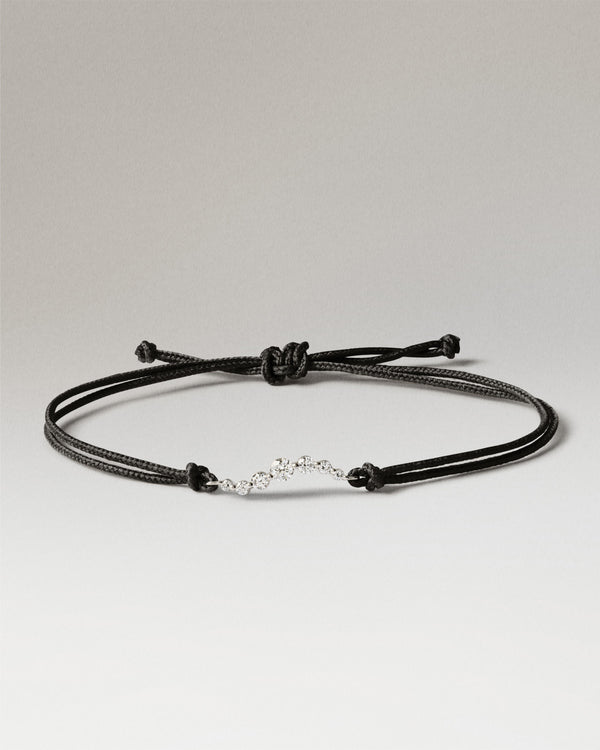 Pulsera de diamantes y cordón Venus