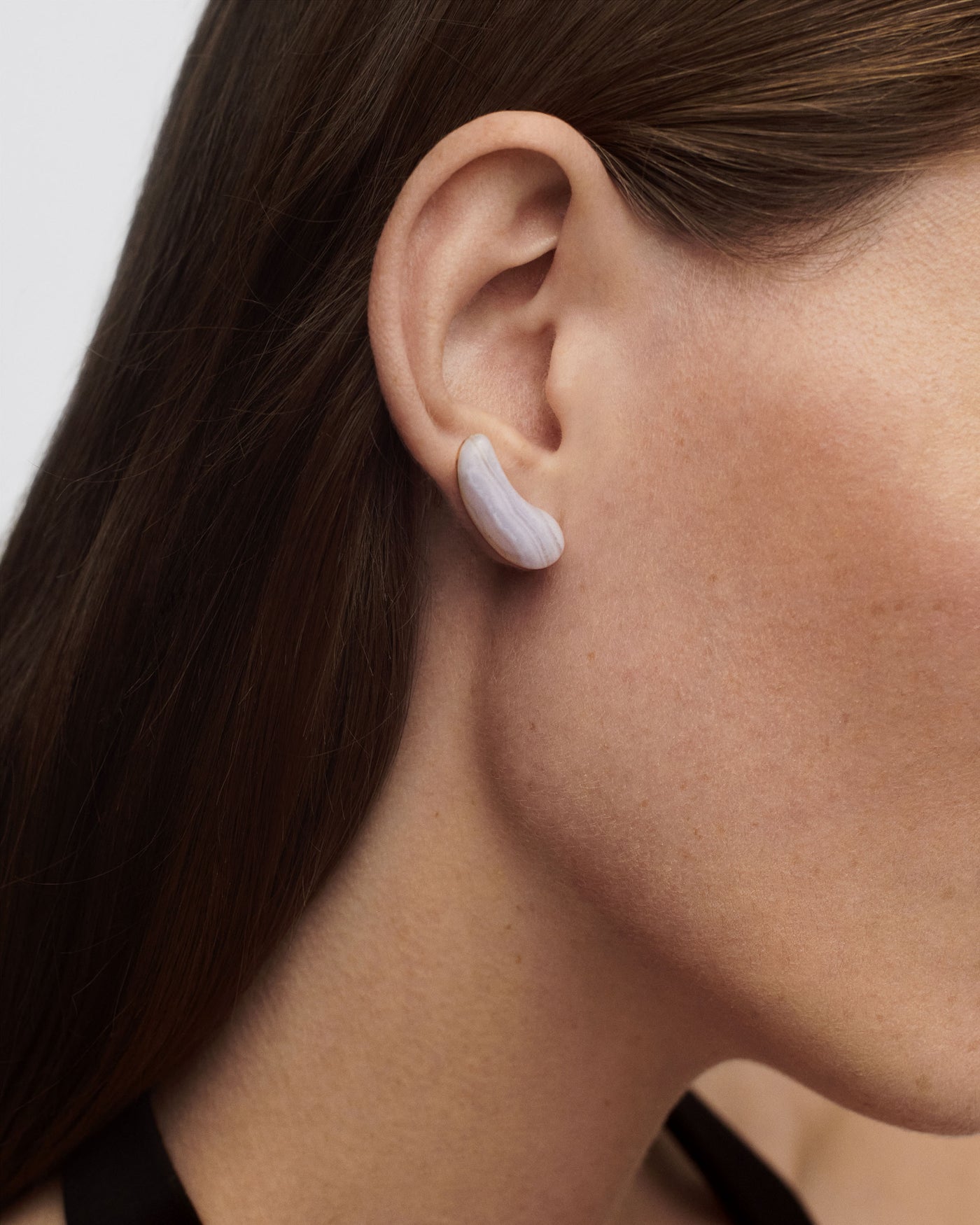 Pendientes Gota Plata De Ley 925 Con Ágata Azul - Longitud 3 Cm, Hipoalergénicos, Caja Regalo