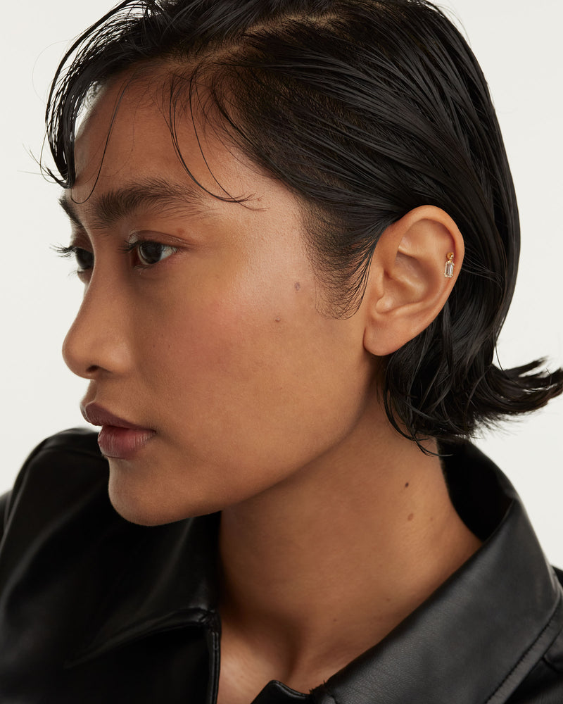 Piercing orecchio Ali - 
  
    Argento sterling / Placcatura in Oro 18K
  
