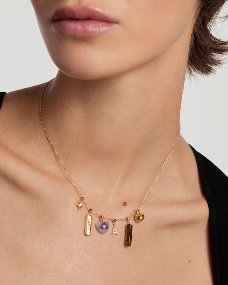 Daddy Charm - 
  
    Sterling Silver / 18K Gold plating
  
