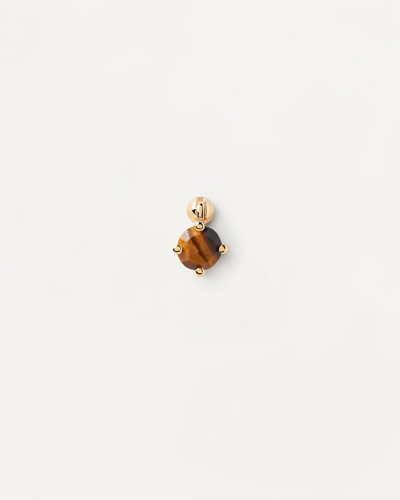 Kimi Tiger Eye Single Earring - 
  
    Natural Gemstones / 18K Gold plating
  
