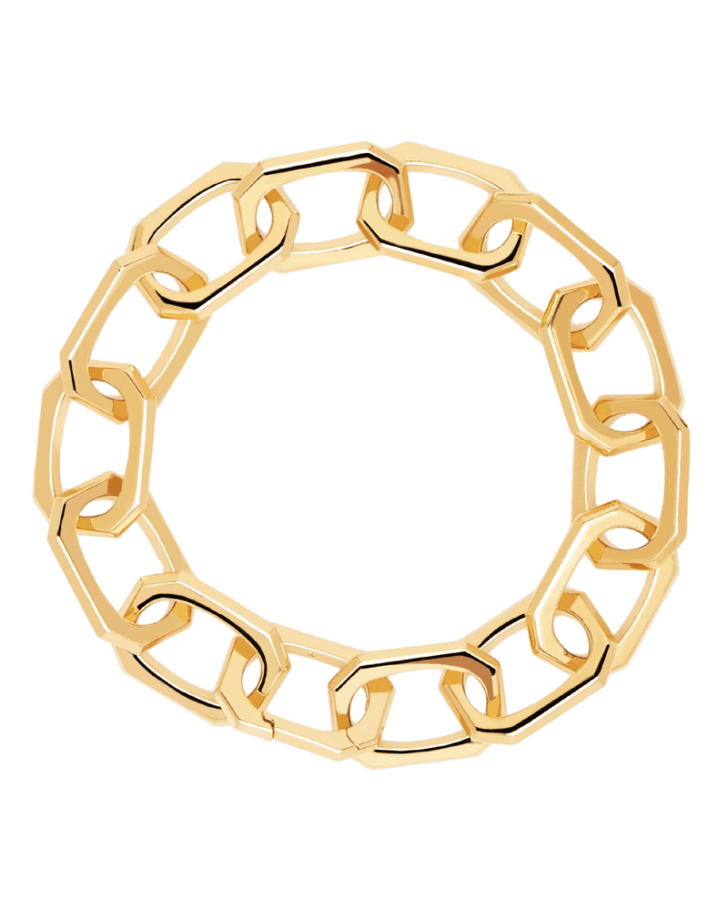 Large Signature Chain Bracelet - 
  
    Brass / 18K Gold plating
  
