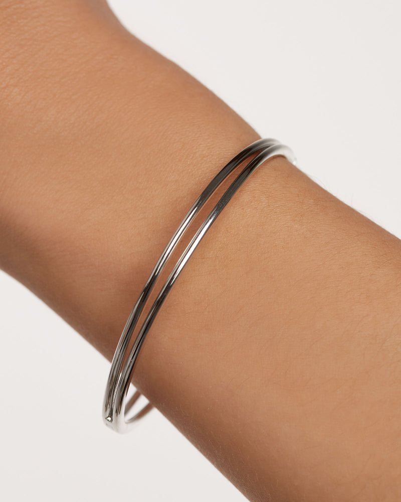 Brazalete de Plata Twister - 
  
    Plata de Ley
  
