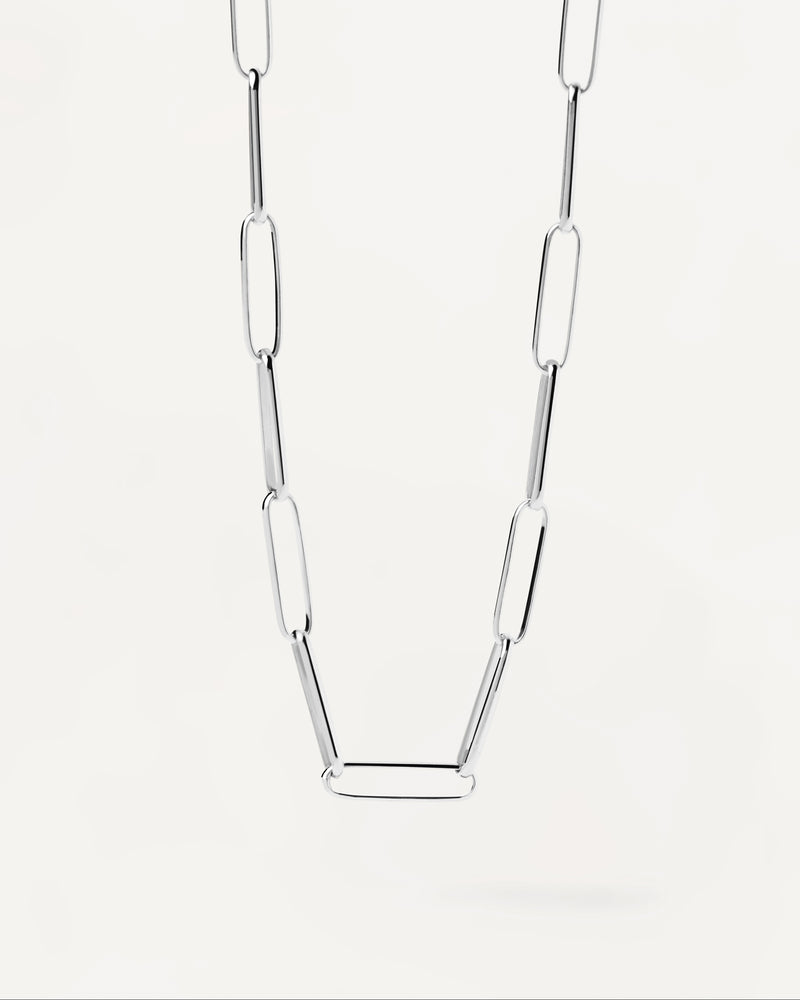 Collier chaine en argent Big Statement - 
  
    Argent massif
  
