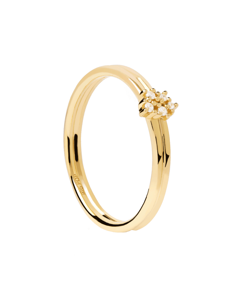 Anillo Nova - 
  
    Plata de Ley / Baño de Oro 18K
  
