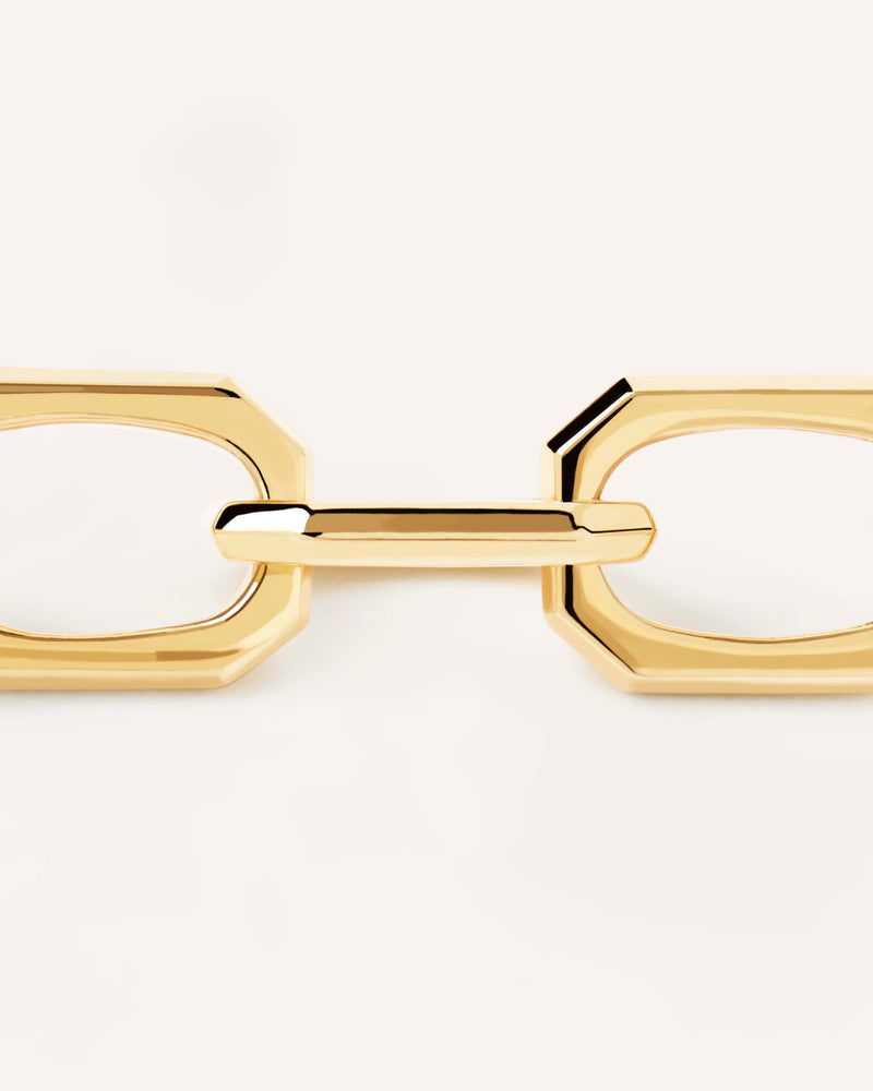 Large Signature Chain Bracelet - 
  
    Brass / 18K Gold plating
  
