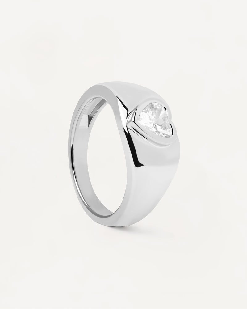 Anello in Argento Bright Heart - 
  
    Argento sterling
  
