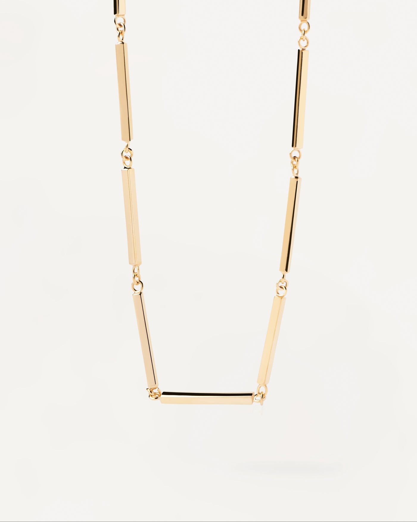 Bar Chain Necklace - 
  
    Sterling Silver / 18K Gold plating
  
