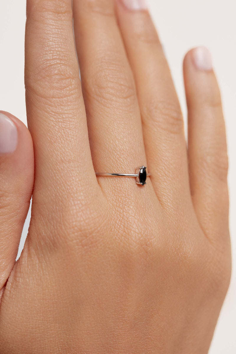 Bague Black India Silver - 
  
    Argent massif
  
