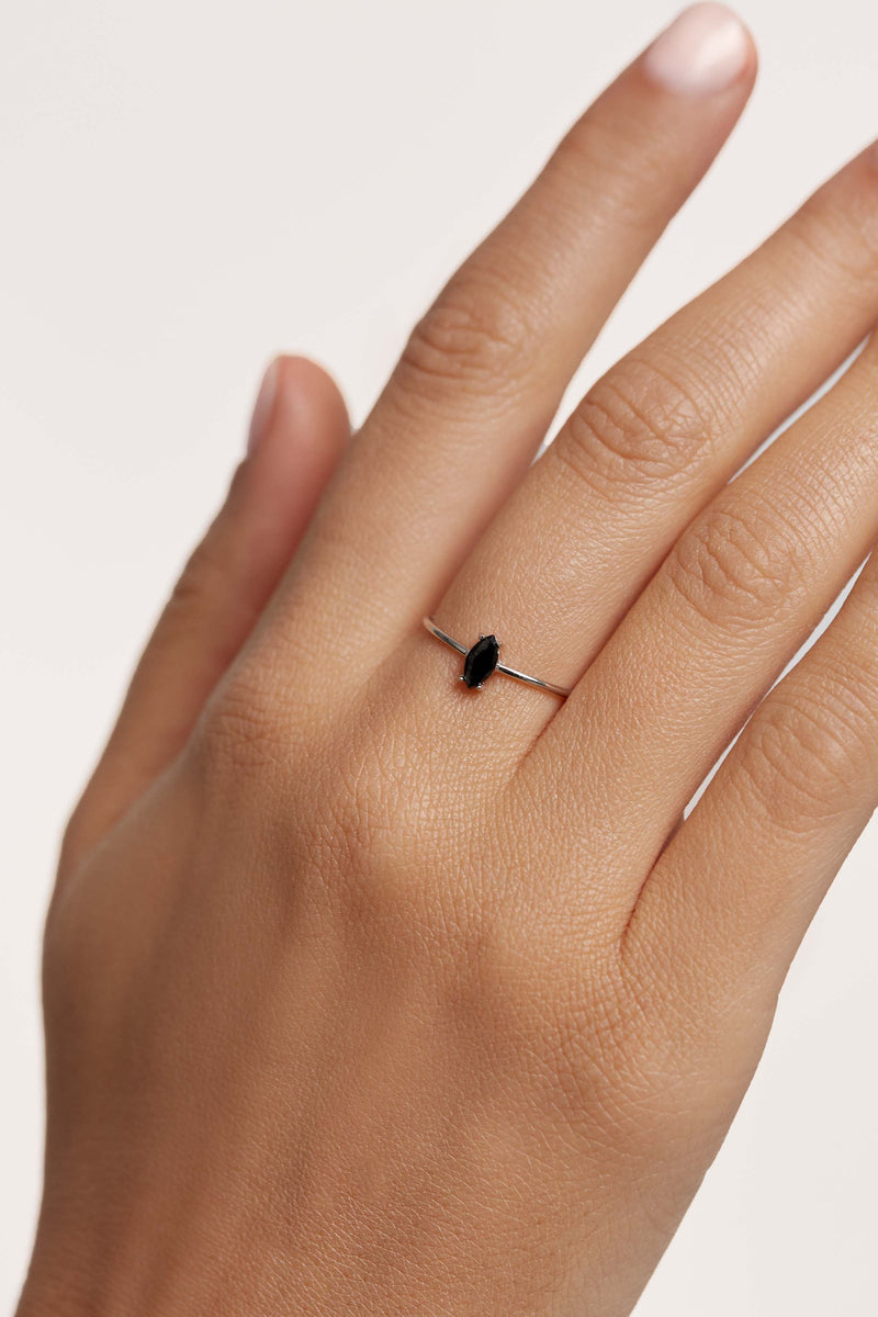 Bague Black India Silver - 
  
    Argent massif
  
