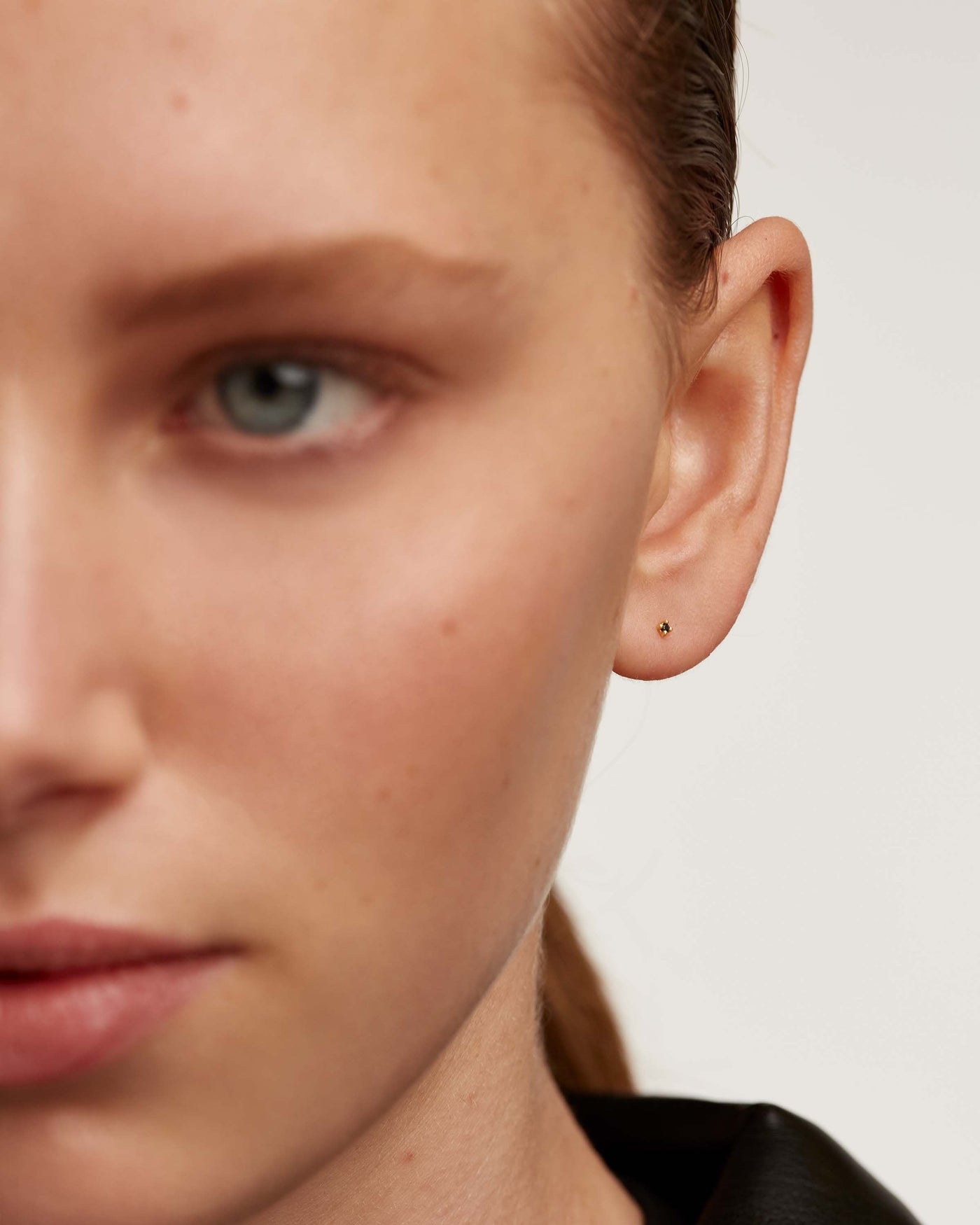 Black Essentia Earrings - 
  
    Sterling Silver / 18K Gold plating
  
