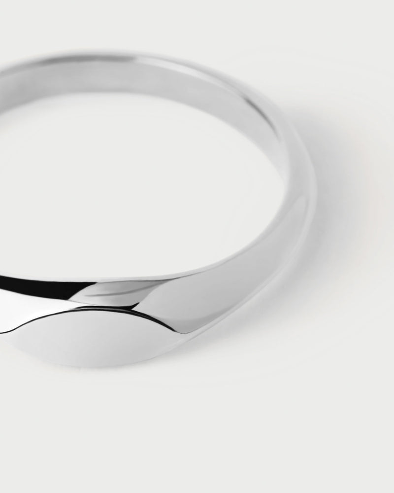 Duke Stamp Silver Ring - 
  
    Sterling Silver
  
