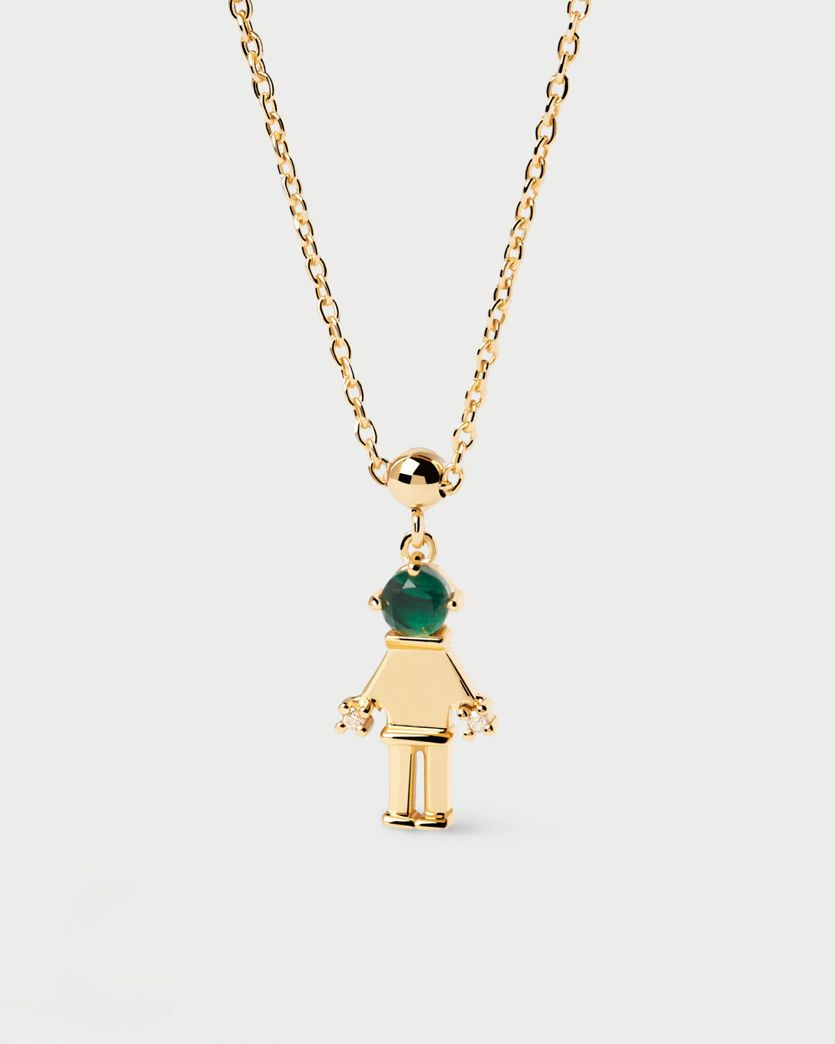 Charm Ragazzo & Ragazza - 925 Sterling Silver / Oro Giallo 18K